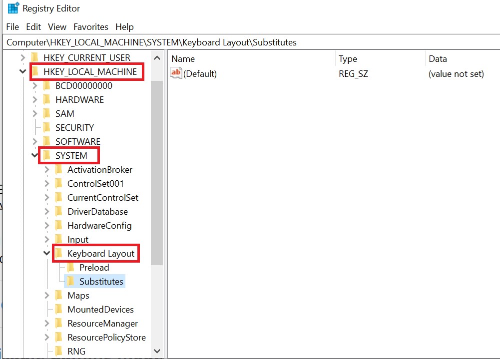 Modify Registry Editor to fix Windows Key Not Working