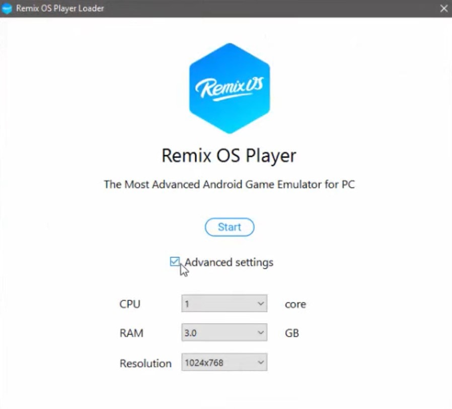 remix os player advanced