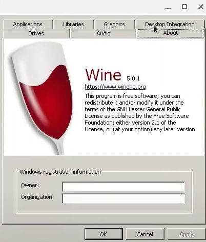 wine linux