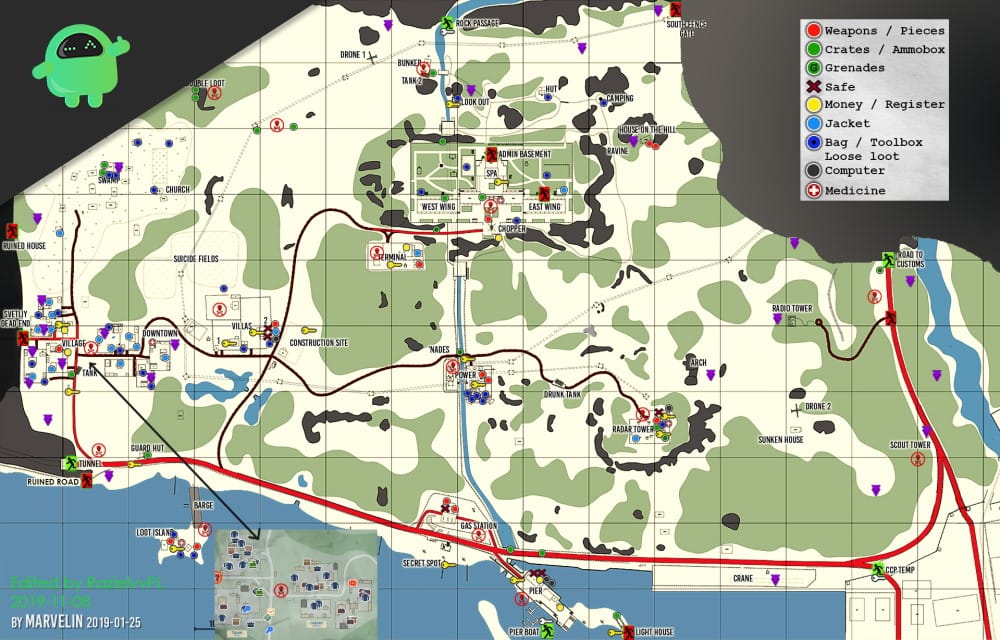 Escape From Tarkov Shoreline Map Guide 2020