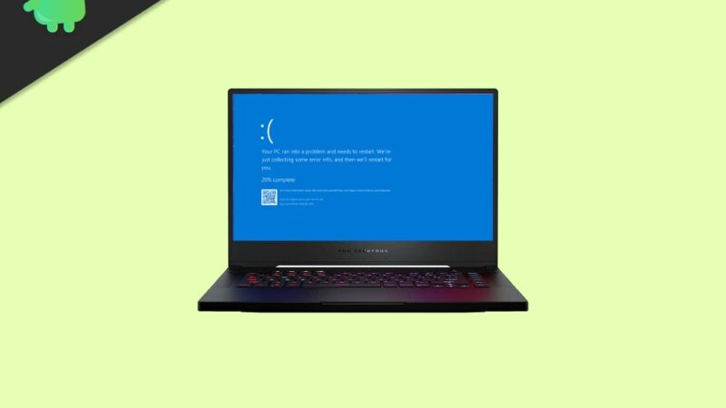 Fix Asus Zephyrus Laptop Blue Screen of death (Windows 10)