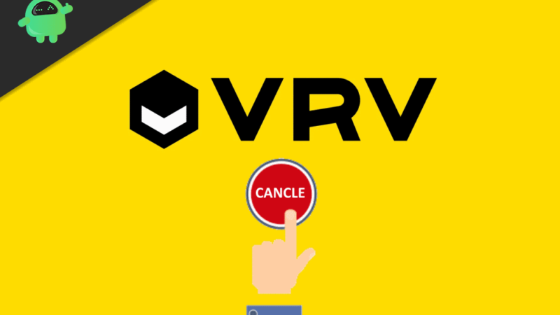 How to Cancel VRV subscription