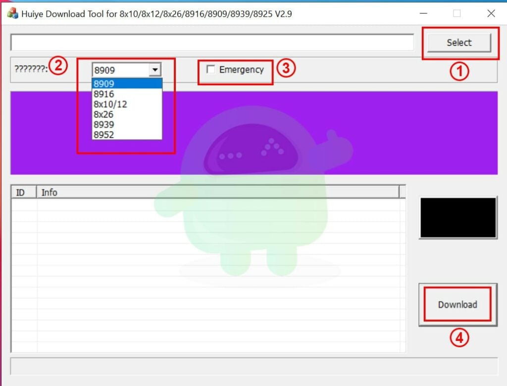 How to Flash Firmware Using Huiye Download Tool
