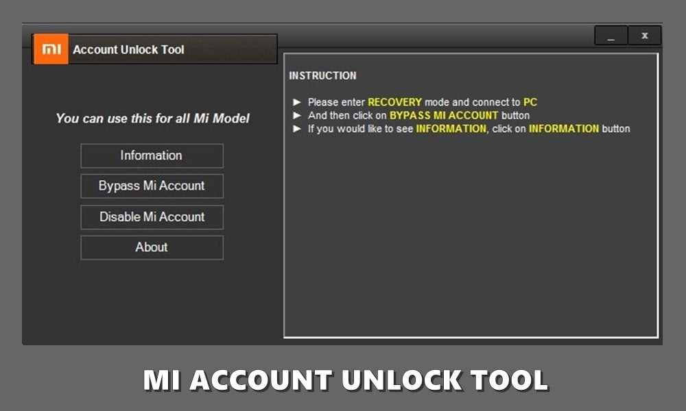 Mi-Account-Unlock-Tool