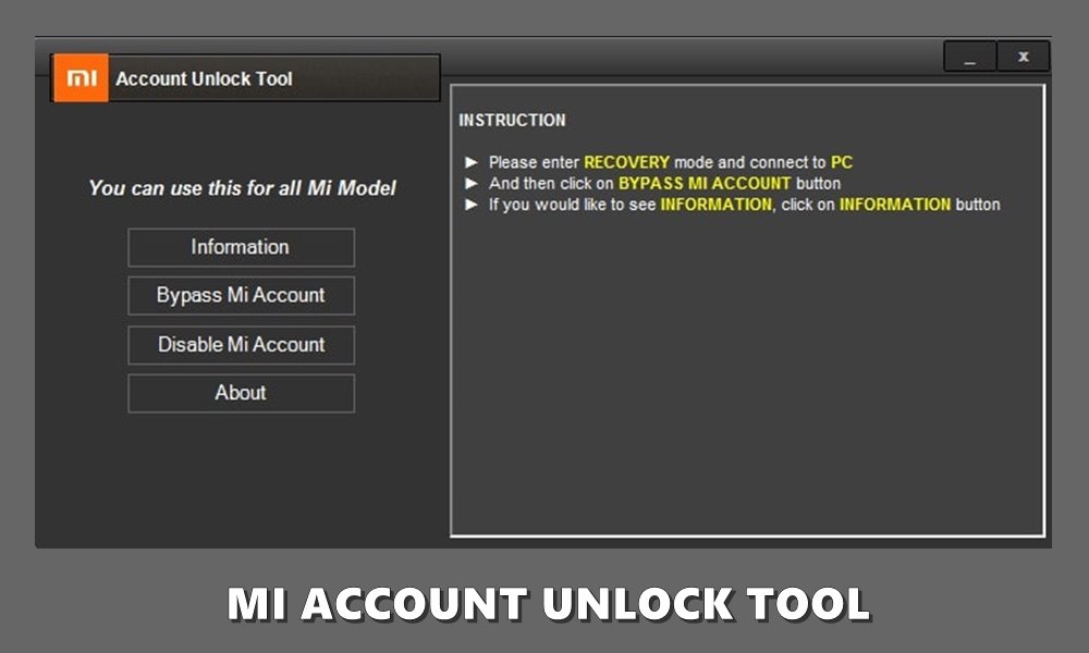 Mi-Account-Unlock-Tool