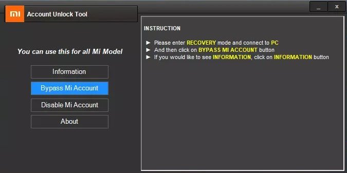 Mi-Account-bypass