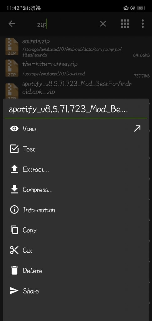 How to Open Zip or Rar File on Android device