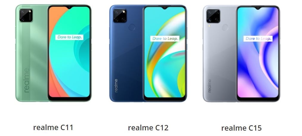 Realme C11 C12 and C15