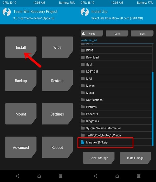 Root-Moto-G8-Magisk