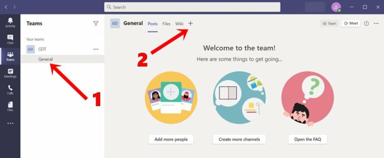 using onenote in teams