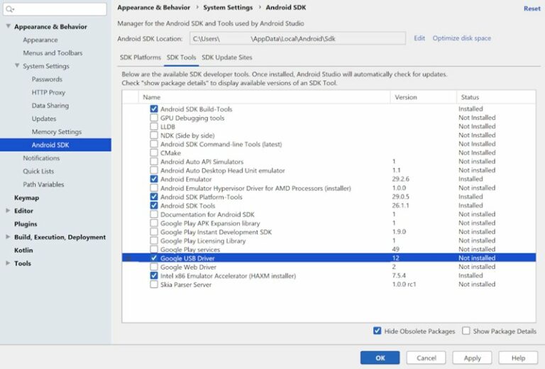Download and Install Google USB Drivers - Windows 10/8/8.1/7