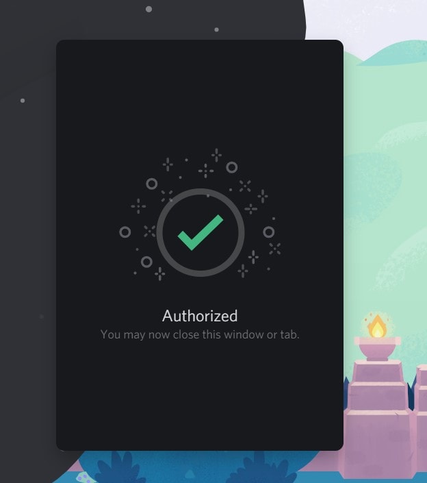 Discord Bot Token has been authorized