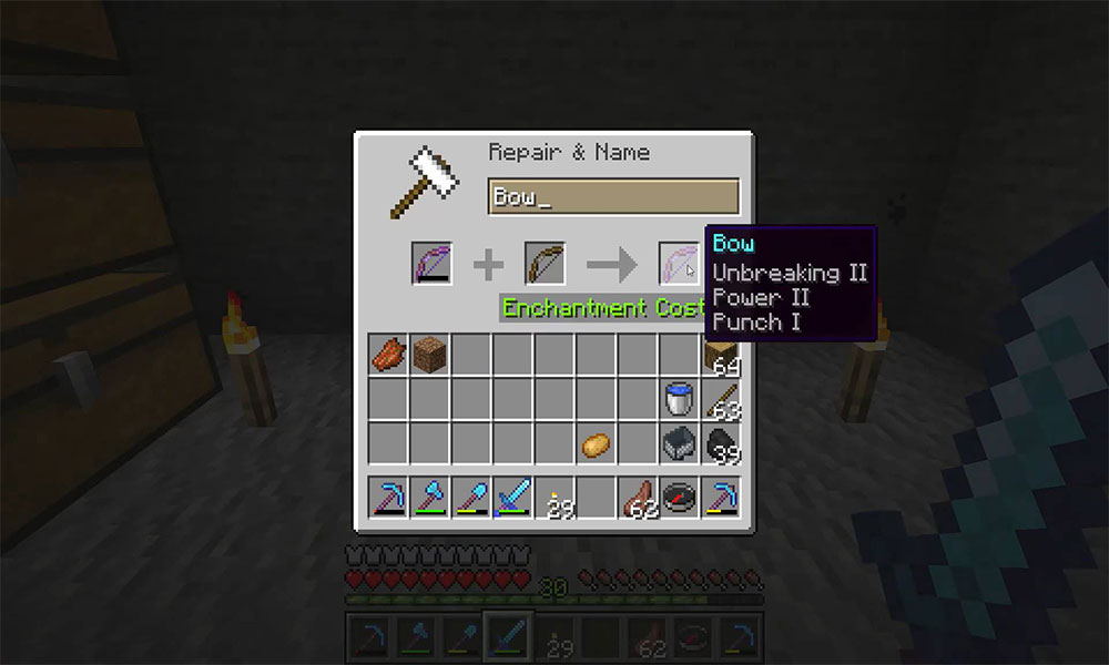 How to Repair a Bow in Minecraft