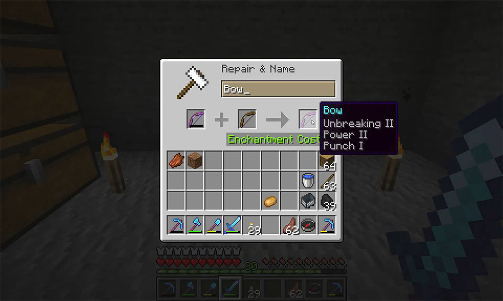 Minecraft Ta Bir Yay Nasil Onarilir Vip Bilgi