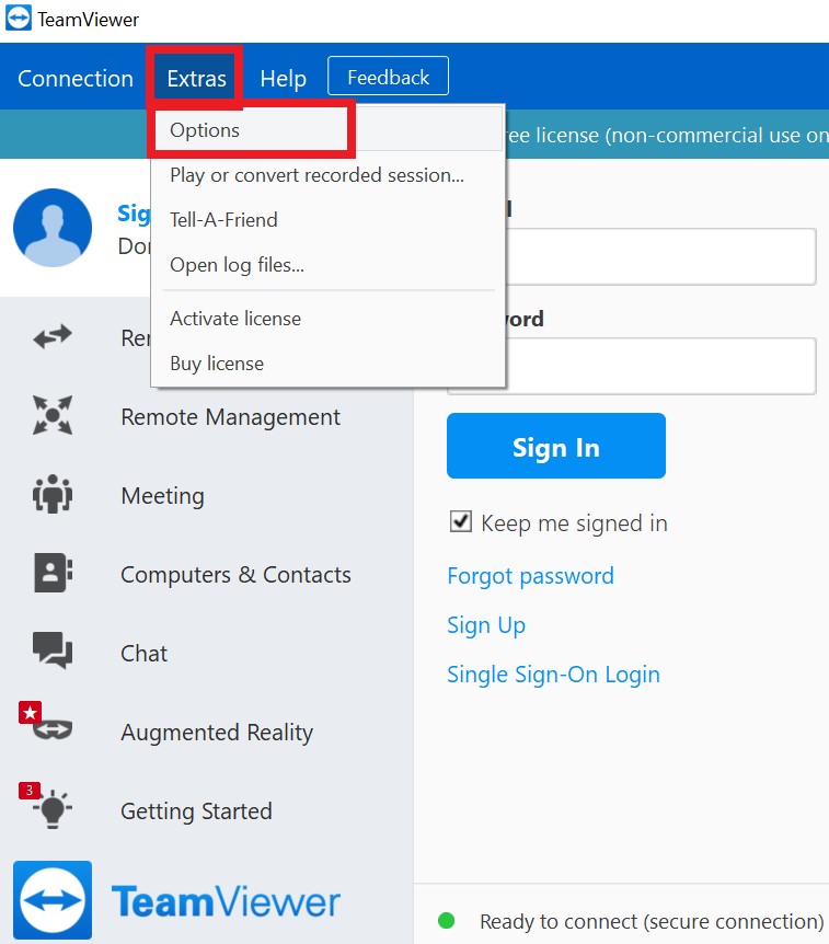 how often does teamviewer password change on the free version