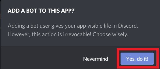 Add Bot to the Discord
