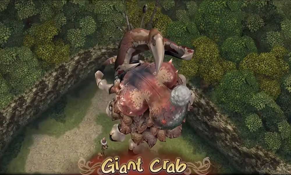 Final Fantasy Crystal Chronicles: Defeat Goblin King | Giant Crab