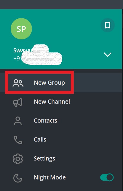 Create A New Telegram group