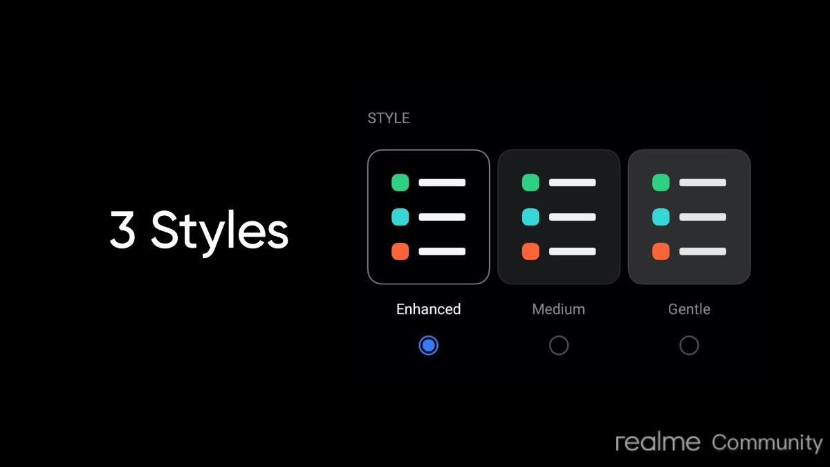 dark mode realme ui 2.0