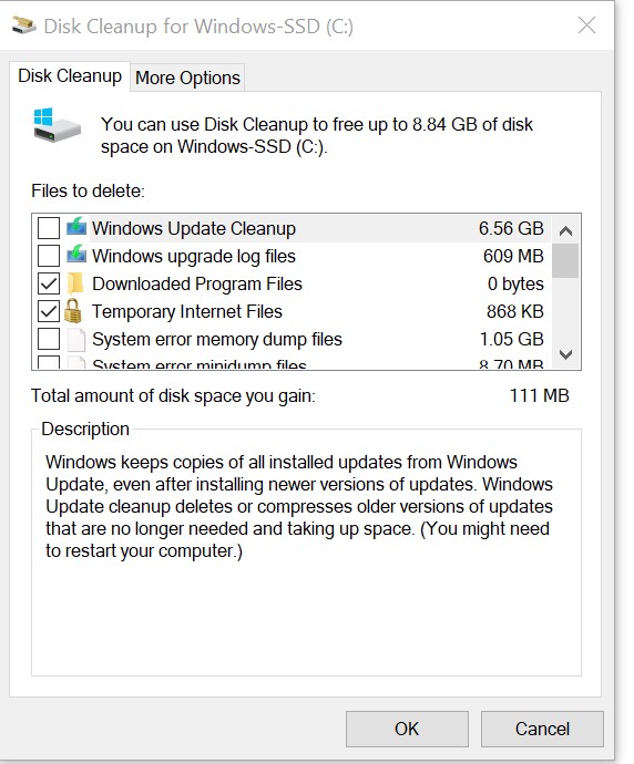 disk cleanup disk cleanup