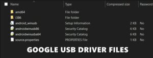 Download and Install Google USB Drivers
