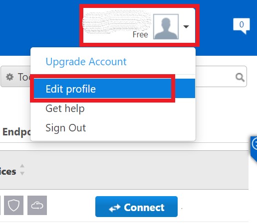 Edit your Teamviewer password from Management console