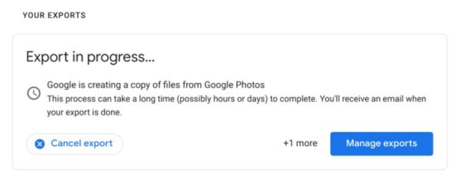 google drive export all files