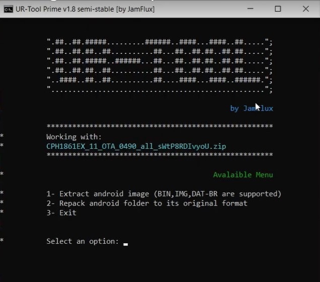 извлекать образы быстрой загрузки Android