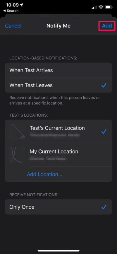 You Can Know When Someone Leaves or Arrives at a Destination on iPhone and iPad