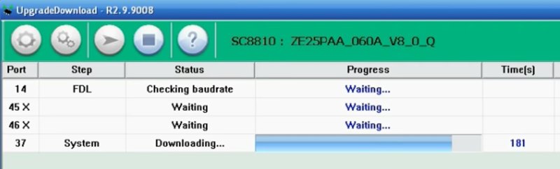 flashing SPD Upgrade Tool