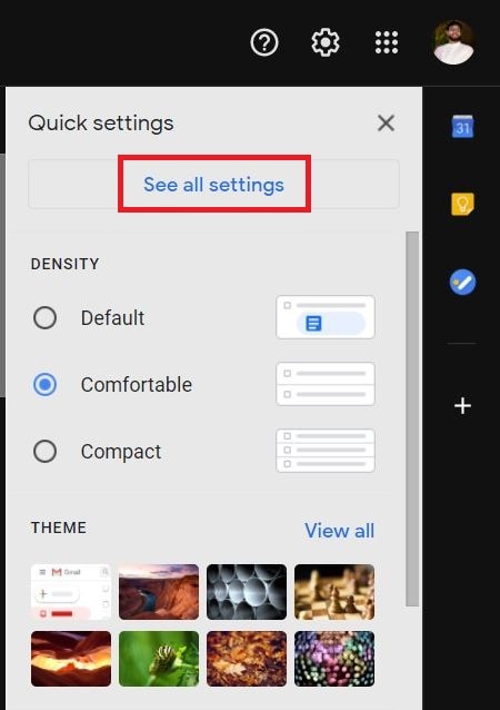 gmail settings