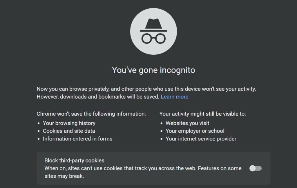 incognito Mode