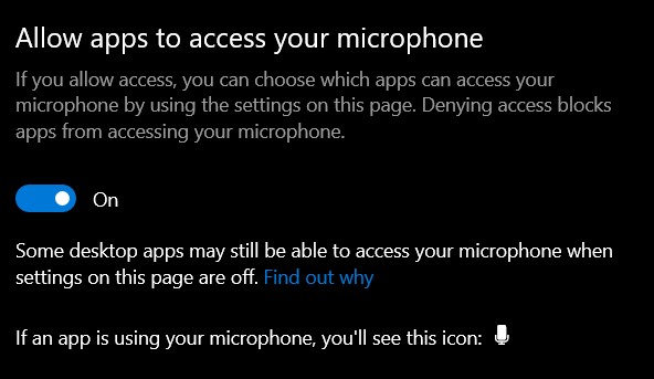 microphone zoom call