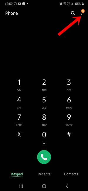 phone keypad