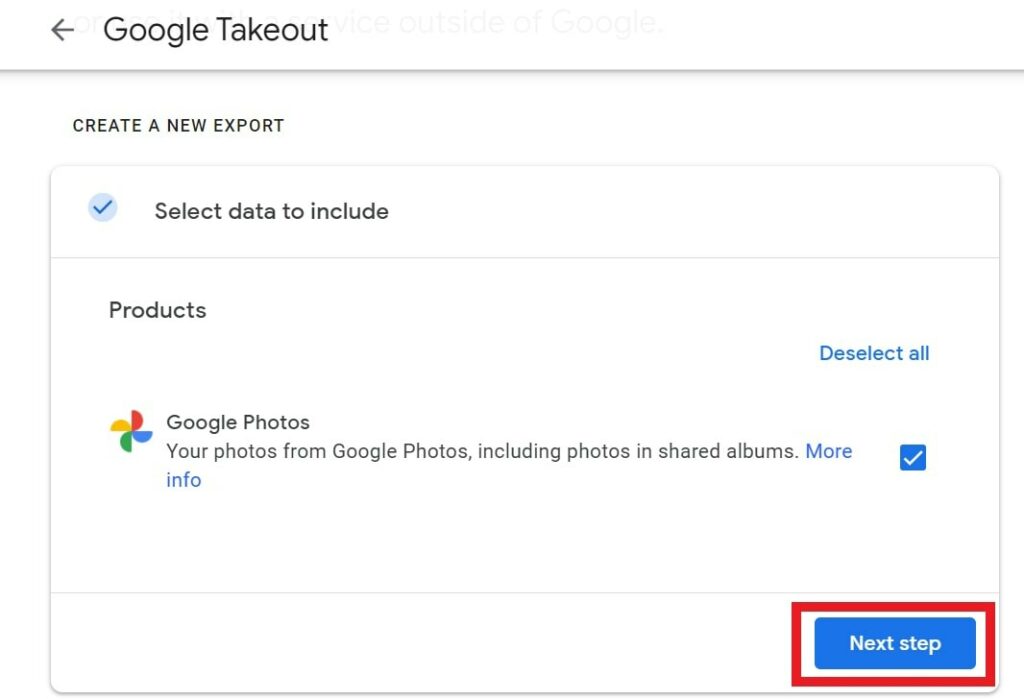 Google Takeout