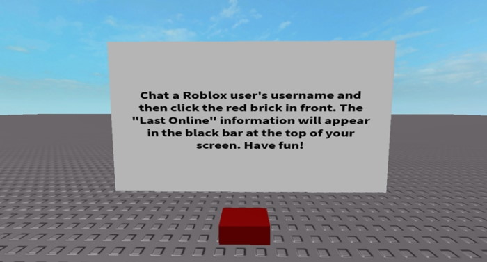 How To Find Who Was Online Last Time In Roblox