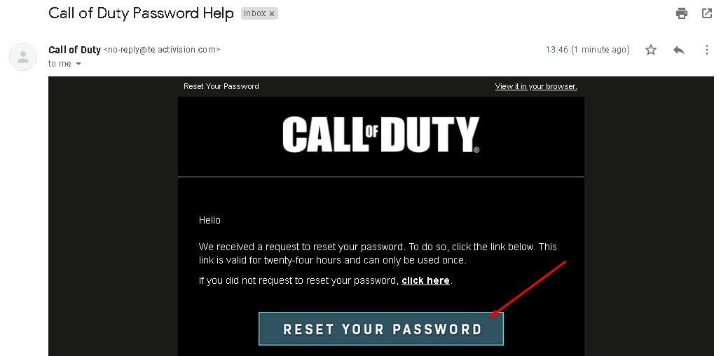 How to Change Activision Account Password