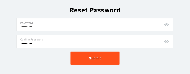 Reset page