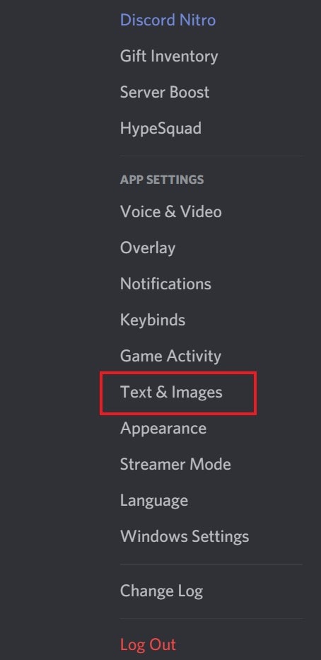 Chat speech to discord text Change Text