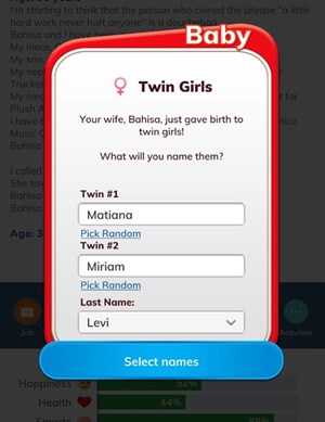 twin girls