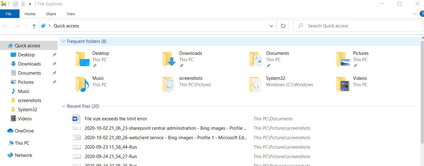 file explorer