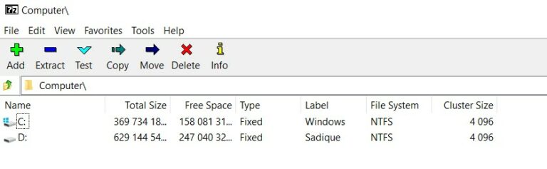 The archive is either in unknown