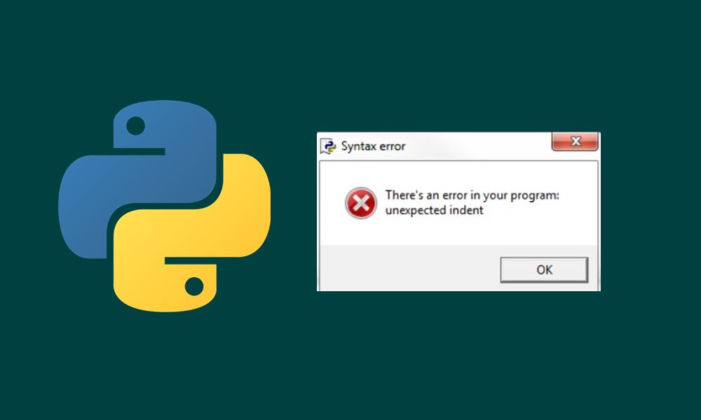 Fix Indentation Error Python