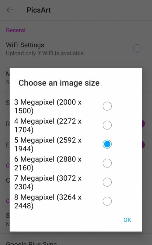 How To Change Your Photo’s Resolution In PicsArt