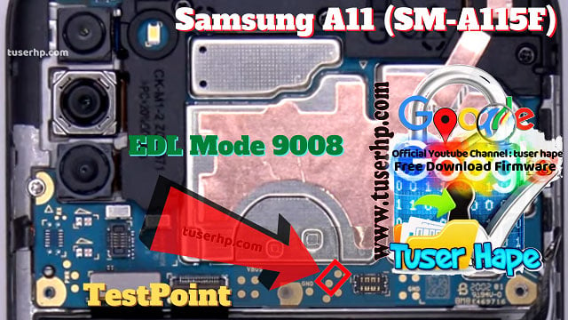 Samsung Galaxy A11 A115F ISP PinOUT