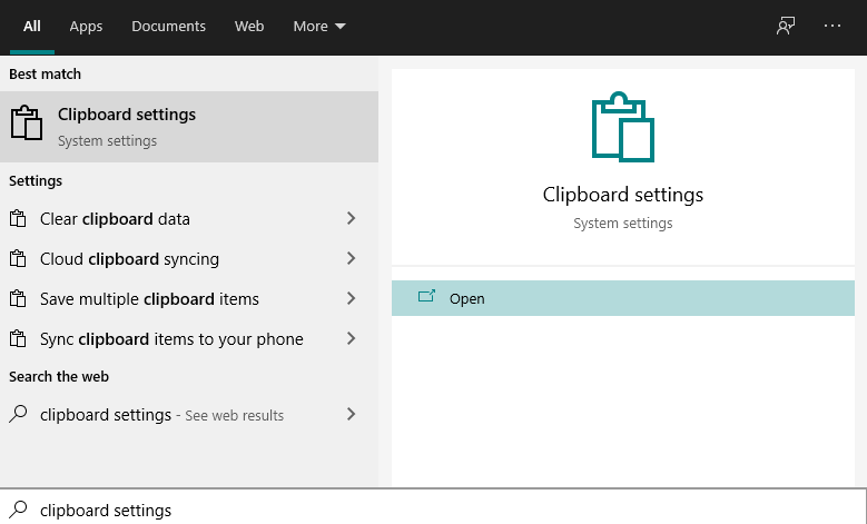 How To Check The Windows 10 Clipboard History?