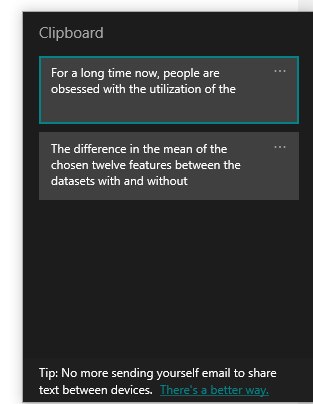 check clipboard history check clipboard history