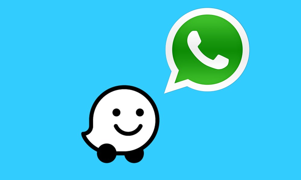 Share Waze Location WhatsApp