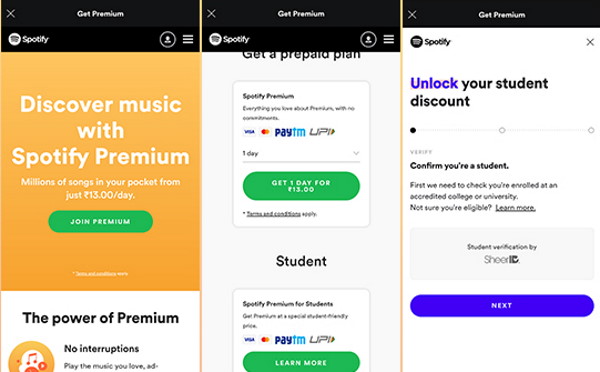 Spotify Premium Deals, Discounts, and Offers