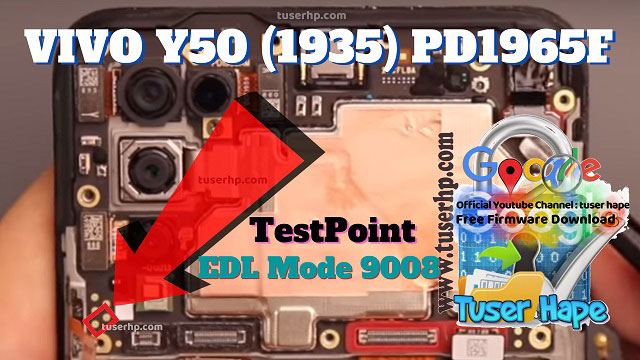 Vivo Y50 PD1965 ISP EMMC PinOUT
